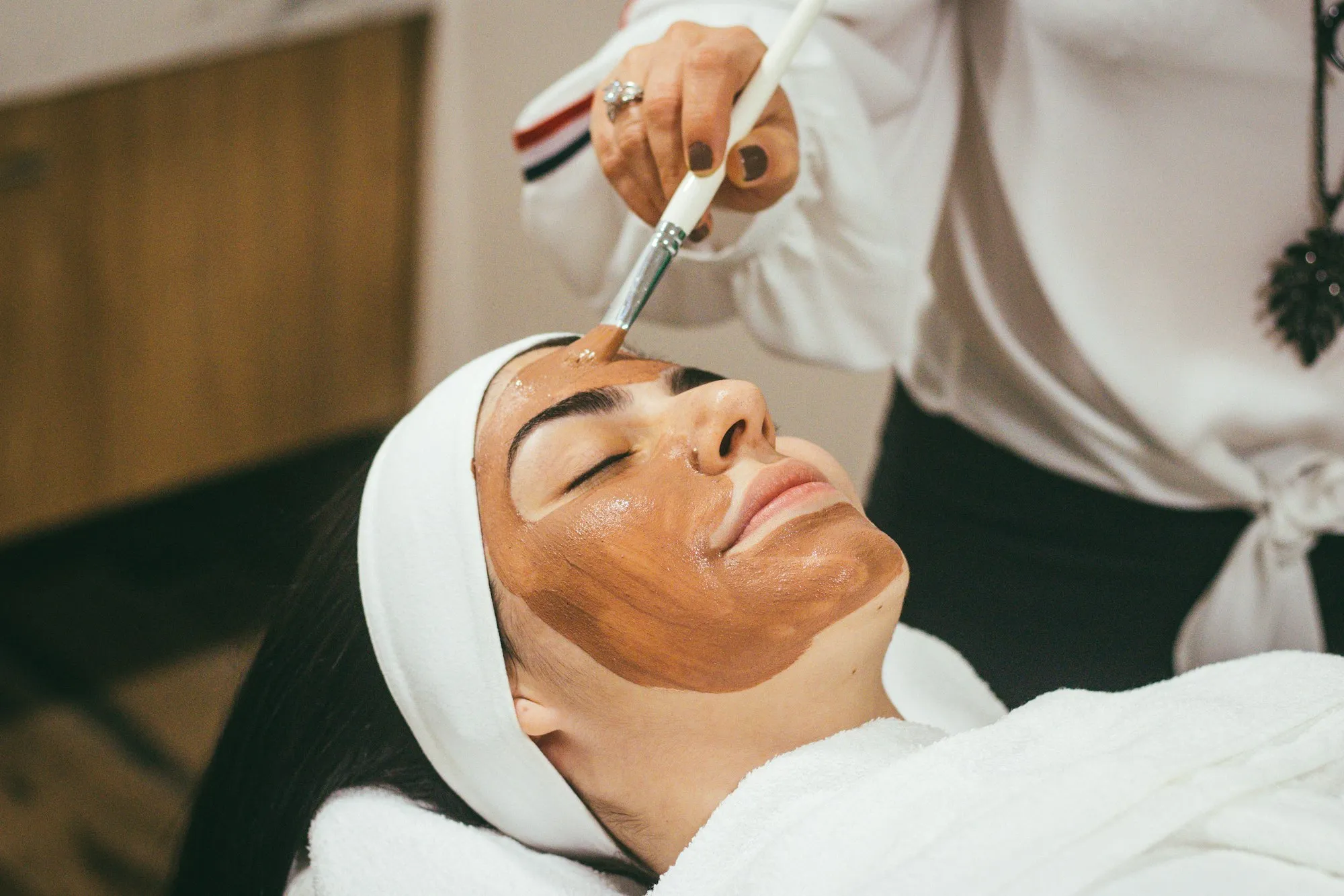 A relaxing facial treatment at Felina Sno Wellness